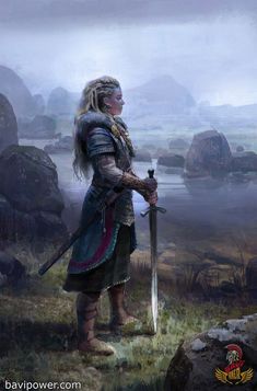 Art Viking, Baba Jaga, Viking Women, Viking Woman, Viking Art, Viking Warrior, Skyfall, Arte Fantasy