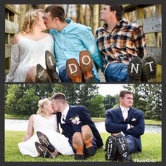 two pictures of people sitting next to each other on the ground and one has their feet up