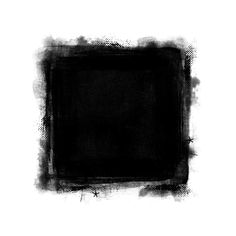 a black square on a white background