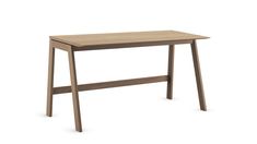 a wooden table with two legs on the top and one leg extended to the side