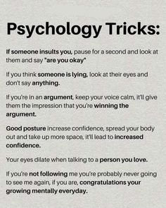 Psychology Tricks, Psychological Facts Interesting, Self Help Skills, Psychology Says, Better Mental Health, Psychology Fun Facts