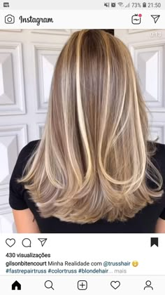 Brown Hair With Blonde Highlights, Honey Blonde Hair, Dark Blonde Hair, Blonde Hair Inspiration, Blonde Hair With Highlights, Haircuts Straight Hair, Hair Makeover, Brown Hair With Highlights, Summer Hair Color