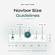 Navbar Size Guidelines Ux Design Mobile App, Marketing Advertising Design, Webpage Design Layout, Ui Ux Design App, Web Design User Interface