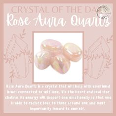 Rose Aura Quartz, Boss Moves, Rose Aura, Magical Book