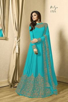 #eBay #eBayStore #eBaySeller #Pakistani #Georgette #SkyviewFashion #DoesNotApply #Skyblue #India #Women https://www.ebay.com/str/skyviewfashion Anarkali Pakistani, Artistic Embroidery, Long Anarkali Gown, Dress Anarkali, Exclusive Gowns, Floor Length Anarkali, Indian Wedding Gowns, Wedding Dresses Indian, Designer Anarkali Dresses