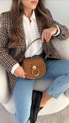 Plaid Jacket Outfit, Corporate Fashion, Uni Outfits, Zara Outfit, Capsule Outfits, Looks Chic, Alternative Outfits