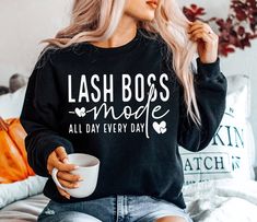 Lash Boss, Lash Tech, Tech Shirt, Lash Artist, Shirt Svg, Eyelash Extensions, Zip File, Eyelashes, Sweat Shirt