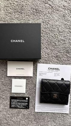 #ad Top Seller for Chanel Authentic Black Leather Wallet, Womens Accessories Chanel Mini Wallet, Luxury Wallet Women, Chanel Wallets, Small Black Bag, Chanel Aesthetic, Aesthetic Bags, Chanel Mini, Chanel Makeup, Chanel Purse