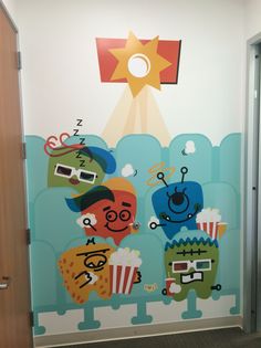 Kids Playing Doctor, Dental Ideas, Dentist Clinic, Office Mural, Kids Dentist, Dental Work, Dental Office Decor, Dental Hospital