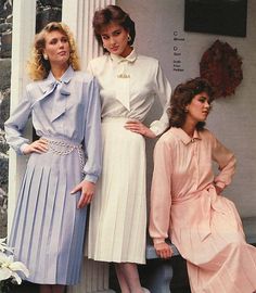 Proper Attire, 1980's Fashion, Vintage Suits, Motif Vintage, Pleated Skirts, Vestidos Vintage, Classic Outfits