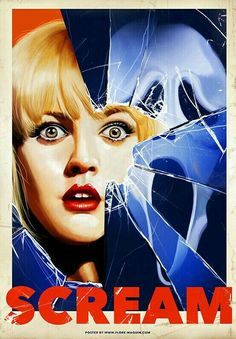 Scream Movie Poster Scream Movie Poster, Posters Decor, Film Vintage, Movie Artwork, Horror Movie Icons, Scream Movie