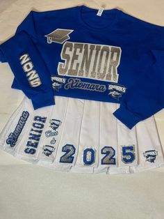 Senior skirt set, Senior outfit, Senior set, Senior girl skirt set, Graduation set, 2025 set, 2025 Senior set, Custom Senior set Can be customized for any graduation or birthday! Senior Skirt Set, Senior Skirt, College Skirt, Womens Sweatshirts, Senior Pictures, Sweatshirts Women, Favorite Outfit, Skirt Set, Bathing Beauties