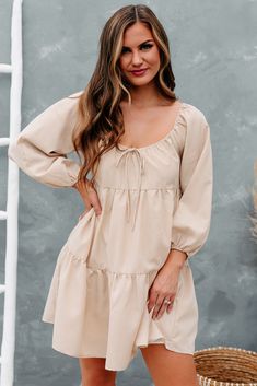 Dress For Teenage Girl, Boho Hat, Flying Monkey Jeans, Tan Dresses, Gingham Print, Outfit Combinations, Jeans Size Chart, Shoulder Design, Tiered Dress