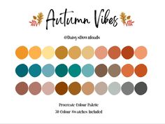 the autumn vibes color palette