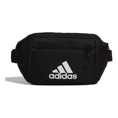 adidas Waist Bag 'Black White' ED6876 Adidas Streetwear Bag With Logo, Sporty Adidas Bag With Logo, Adidas Sports Bags With Logo, Functional Adidas Logo Bag For Streetwear, Sporty Adidas Logo Bag, Sporty Adidas Logo Bag For Everyday Use, Functional Adidas Logo Bag, Functional Everyday Adidas Logo Bag, Functional Adidas Everyday Bag