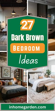 the best dark brown bedroom decor ideas in this postcard is an easy way to add color and texture to your space