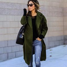 2017/01/10 03:49:23 lolariostyle Military Style Outfits, Military Outfits, Mantel Outfit, Insta Bio, Perfect Fall Outfit, Wool Coat Women, Cooler Look, Fall Winter Outfits