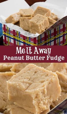 For a peanut butter fudge that literally melts in your mouth, this is the recipe you need. Pillsbury Desserts, Pb Bars, Creamy Fudge, Peanut Butter Fudge Recipe