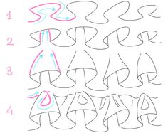 how to draw the letters and numbers in different ways with this step - by - step drawing