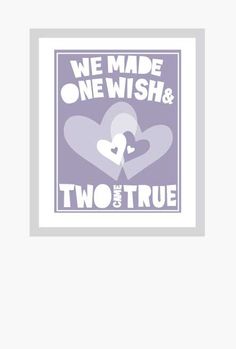 we made one wish and two trues sticker on a white background with the words,