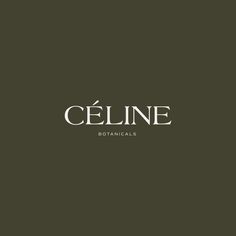 the logo for celine botanicals