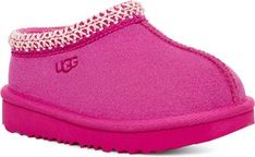 Colorful Uggs, Pink Ugg Slippers, Cute Uggs, Pretty Sneakers, Pink Uggs, Rock Rose, Cute Christmas Outfits, Ugg Tasman Slippers, Preppy Shoes