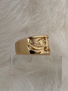 The Eagle Ring is imperial and powerful! It makes the perfect cool mens ring or a statement ring for women too, as a boyfriend ring! This stylish unisex eagle ring commands attention and confidence with every wear! Looks great stacked, flying solo or worn as a statement thumb ring. Available in 24K gold or rhodium plating over steel Patent plating & sealant technology to ensure durability and long lasting wear Made in Los Angeles, CA | Nickel & Lead Free Boyfriend Ring, As A Boyfriend, Ring For Boyfriend, Cool Rings For Men, Eagle Ring, Thumb Ring, A Boyfriend, The Eagle, Mens Ring