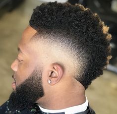 Mohawk Hairstyles Men Black, Obj Haircut, Fro Hawk, Mohawk For Men