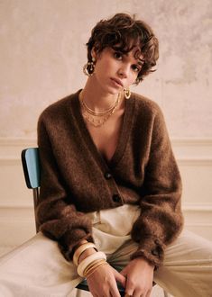 Stunning Pixie Haircuts: Modern Hairstyle Ideas Curly Pixie, Short Curly Haircuts, Haircuts For Curly Hair, Blonde Pixie, Cut My Hair, Curly Hair Cuts, Short Curly Hair