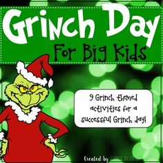 the grinch day for big kids book cover