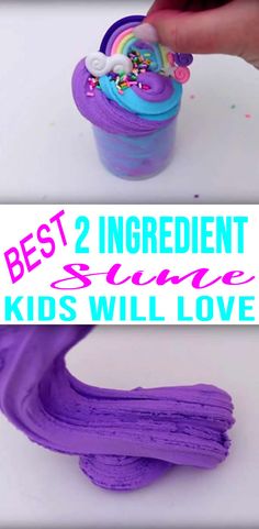 Diy Slime For Kids, Cornstarch Slime, 2 Ingredient Slime, Borax Slime Recipe, Slime Kids, Slime Ideas, Borax Slime, Slime Ingredients