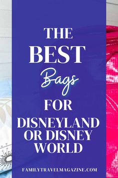 Section of bright pink shiny backpack Disney Park Bag Essentials, Park Bag Essentials, Disney Park Bag, Disney Essentials