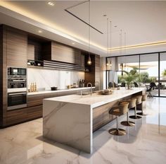 Main Kitchen, Bold Kitchen, Diy Kitchen Backsplash, Beach Estate, Open Plan Kitchen Living Room, Spacious Kitchen, Kitchen Interiors, Dream Kitchens Design, Modern Kitchen Island