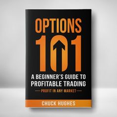 the book options 1011 by chuck huggies is shown in black with an orange arrow