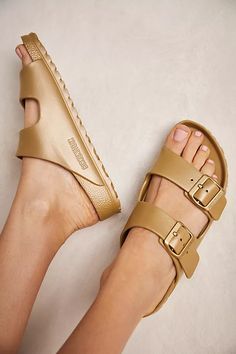 Eva Arizona Birkenstock Sandals | Free People Eva Arizona Birkenstock Outfit, Birkenstock Arizona Eva Outfit, Eva Birkenstock Outfit, Arizona Birkenstock Outfit, Gold Birkenstocks, Birkenstock Colors, Birkenstock Eva, Arizona Birkenstock, Birkenstock Arizona Eva