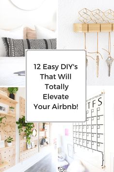 the top ten diy's that will totally elevate your airbnb