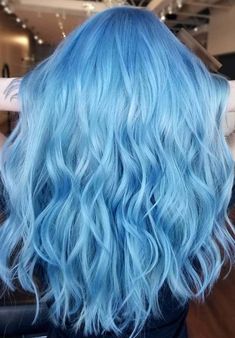 Bright Blue Hair, Light Blue Hair, Bright Hair Colors, Bright Hair, Hair Color Blue, Pastel Hair, Hair Dye Colors, Hair Inspo Color, Light Hair