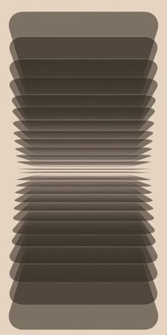 the shadow of a stack of folded papers on a beige background with black and white lines