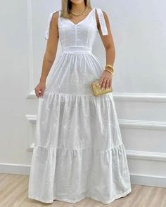 Pencil Dress Outfit, Lace Dress Classy, Spring Fashion Dresses, Women Dresses Casual Summer, Lace Summer Dresses, Casual Day Dresses, Latest African Fashion Dresses, White Dress Summer, White Maxi Dresses