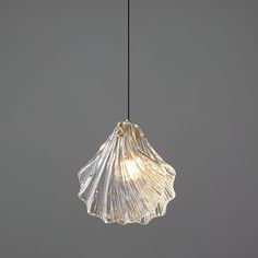 Mini Shell Pendant Light - Vinlighting Swag Light, Glass Molds, Mini Pendant Lights, Modern Pendant Light, Glass Pendant Light, Shell Pendant, Modern Chandelier, Mini Pendant, Edison Light Bulbs