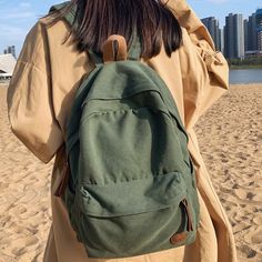 School Bag Girl Fabric New Fashion College Student Vintage Women Backpack Canvas Female Laptop Bag Travel Kawaii Ladies Backpack [23y 7m 25d] Trendy School Backpack Canvas Bag, Large Capacity Canvas Backpack For School, Trendy School Canvas Backpack, Green Softback Student Backpack, Green Backpack For Daily Use And Back To School, Green Shoulder Bag For Students Back To School, Large Capacity Canvas School Backpack, Trendy Softback Canvas Bag For School, Green Satchel Backpack With Large Capacity