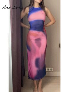 This Dress is fashionable for every occasion. the dress is made-to-order by professional tailors. You can choose from 50 colors, Regular sizes 2 to 16 and plus sizes 14w to 26W. Custom size is also available.. The product details: Age: 18-24, Closure Type: Pullover, Decoration: Printing, Dresses Length: Ankle-Length, Elasticity: Slight Strech, Fabric Type: Polyester, Fit Type: Slim Fit, Gender: Women, Material: Polyester, Neckline: Halter, Pattern Type: Print, Profile Type: H, Season: Summer, Silhouette: Sheath, Sleeve Length(cm): Sleeveless, Sleeve Style: Spaghetti Strap, Style: Sexy & Club, Type: Neck-mounted, Waistline: Empire Bodycon Maxi Dress For Summer, Non-stretch Backless Bodycon Summer Dress, Summer Non-stretch Backless Bodycon Dress, Pink Bodycon Maxi Dress With Spaghetti Straps, Fitted Long Backless Dress For Summer, Pink Long Halter Dress For Summer, Fitted Tie Dye Maxi Dress For Beach, Fitted Tie-dye Maxi Dress For The Beach, Spring Fitted Long Halter Dress