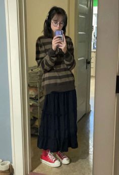 Long Skirt Outfits, Look Your Best, Style Tips, Dream Clothes, Grunge Outfits, Modest Outfits