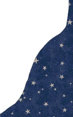 a blue and white background with stars in the shape of a bird's head