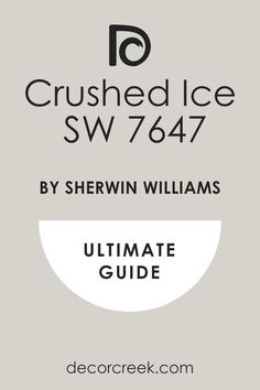 Crushed Ice SW 7647 Paint Color by Sherwin Williams | Ultimate Guide Off White Paint Colors, Painting Trim White, Trim Paint Color, Sherwin Williams White, Best White Paint, Off White Paints, White Paint Colors, Wall Paint Colors, Minimalist Furniture