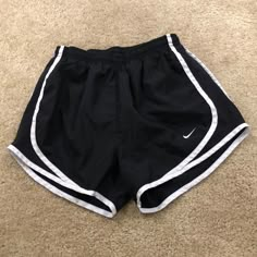 Brand New Pair Of Shorts From Nike, Size Xs. They Are Black Tempo Style Running Shorts With A Built In Liner. Running Shorts Aesthetic, Stylish Fits, Cloth Shorts, Nike Tempo, Country Clothes, Sporty Aesthetic, Sports Shorts Women, Practice Outfits, Closet Needs