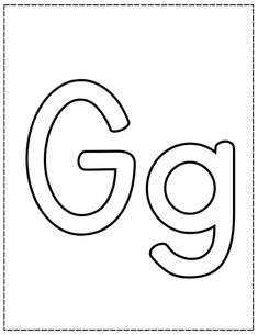 the letter g is for go coloring page free printable worksheet black bedroom furniture sets home design ideas