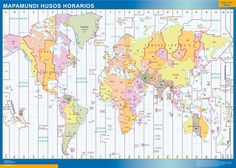 a map of the world with countries and major cities on it's borders, labeled in