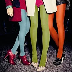 Colorful Tights, Colored Tights, Looks Street Style, Tights Outfit, Mode Inspo, Mode Vintage, Frankenstein, Lany