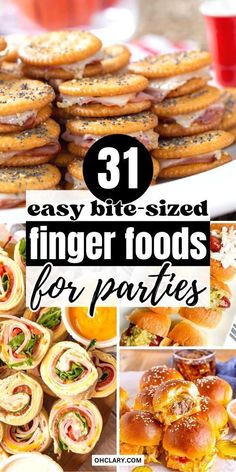 Pick your favorite easy mini sandwiches for a party for this huge list of make ahead party sandwiches for a crowd. These cheap finger sandwiches are so quick and easy to make! Party Sandwiches For A Crowd, Sandwiches For A Party, Superbowl Dishes, Sandwiches For A Crowd, Baby Shower Brunch Food, Appetizer Sandwiches, Hawaiian Dishes, Party Sandwiches, Mini Sandwiches